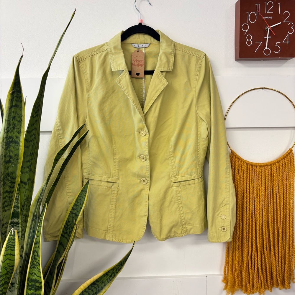 Women's Light Yellow Blazer